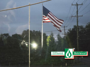 American Flag, Effluent Retrieval - 6401 Airport Road, Levittown, PA 19057